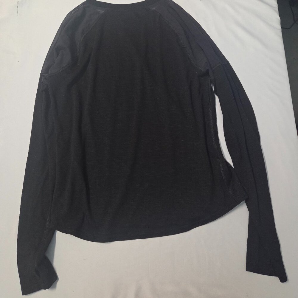 🖤Avia-Black long sleeve girls top-Trendy-Girl's size XL mess upper arm-athletic